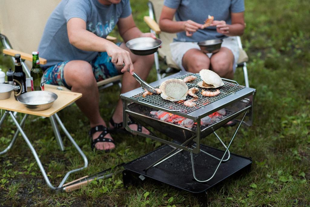 Snow Peak Fire Pit Grill Bridge M ST-033GBR