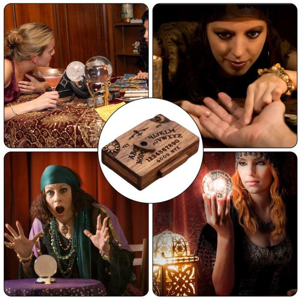 Home Decoration Ouija Board with Drawer Talking Spirit Board Miniature Spirit Board With Drawer