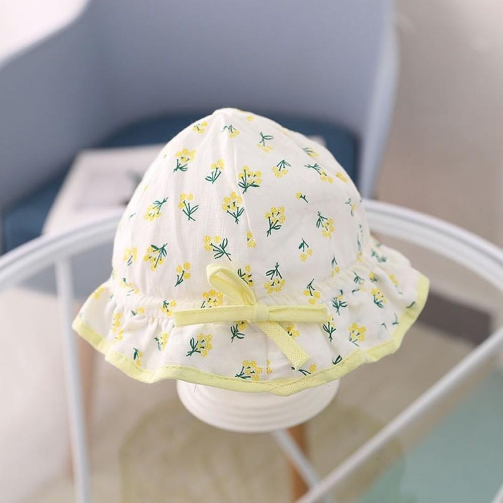 Drawstring Visors Baby Hat Lovely Bow Children Hat Cute Infant Hat  Girl