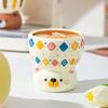 Wysoki Uroczy Kubek Śniadaniowy Kubek na Mleko Biurowy Kubek do Picia Ceramiczny Kubek dla Pary Kubek dla Najlepszego Przyjaciela Codzienny Kubek