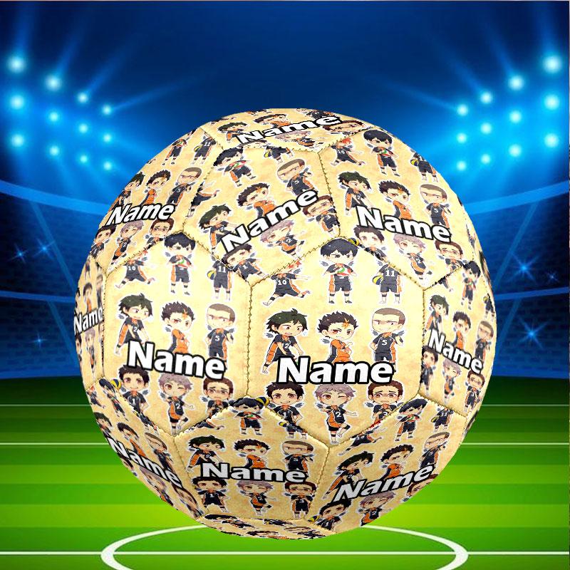 Custom Name Personalized Haikyu Print Size 5 Soccer Ball Training & Match Football, for Team, Kicking, Gift for Football Enthusiasts