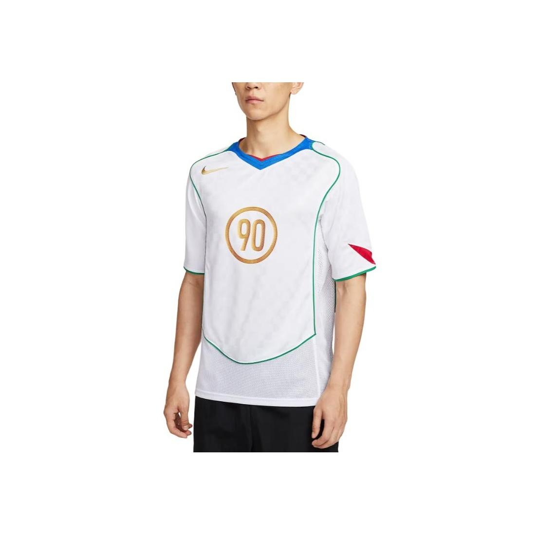 Nike Total 90 SS25 Dri-FIT Breathable Fashion Sports Short Sleeve Football Shirt Men Tops IB4211-100 L