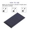 10/20Pcs 0.15W 5V Solar Panel Polysilicon Solar Charger 30mA High Efficiency Portable Solar Panel for Small Household Lighting