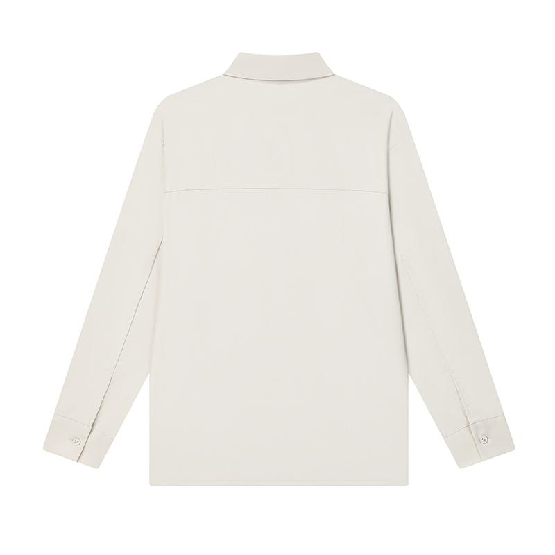 New FILA Shirts Men's Light Beige Khaki F11M438403FLK