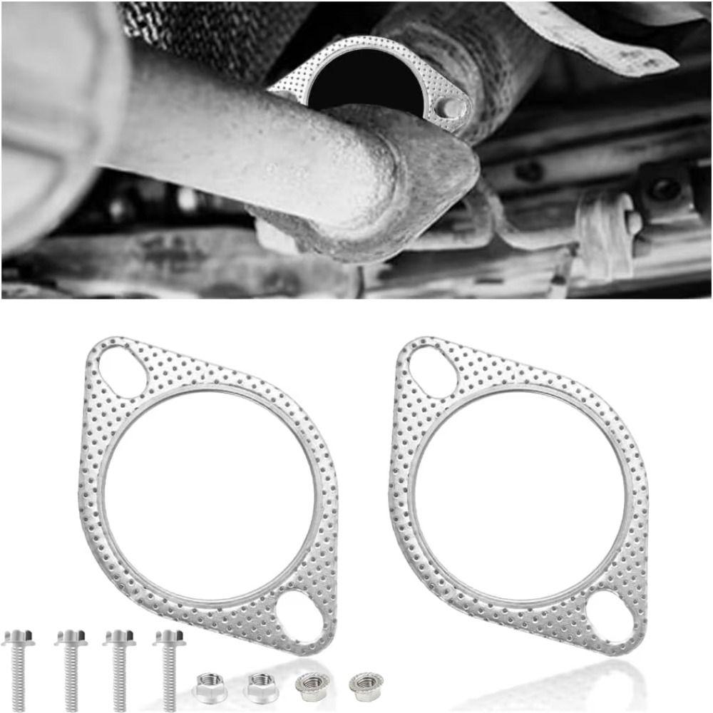 with Bolts Car Exhaust Gasket Set Heavy Duty Exhaust Flange Repair Kit Truck