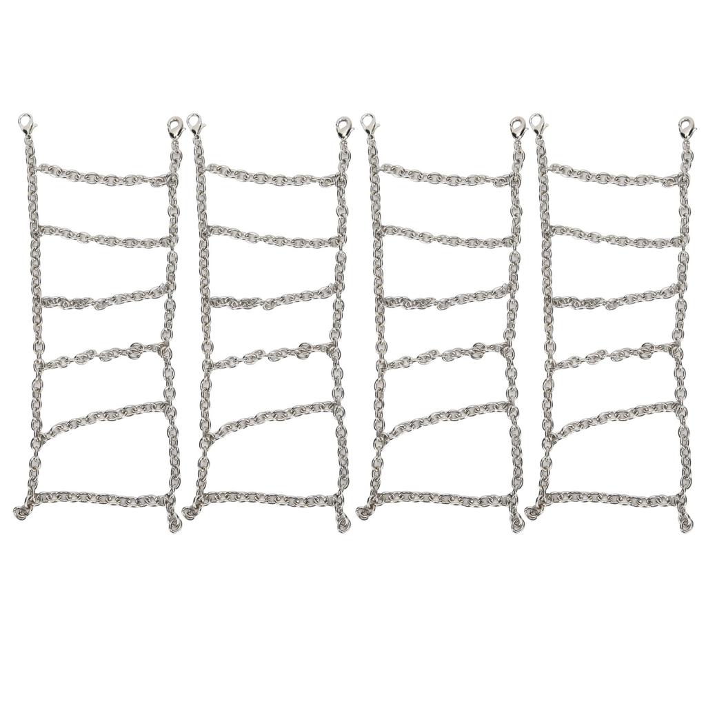 4 szt. Opony do kół RC Metalowy łańcuch śnieżny Opona Łańcuch antypoślizgowy do MN86 112 RC Crawler