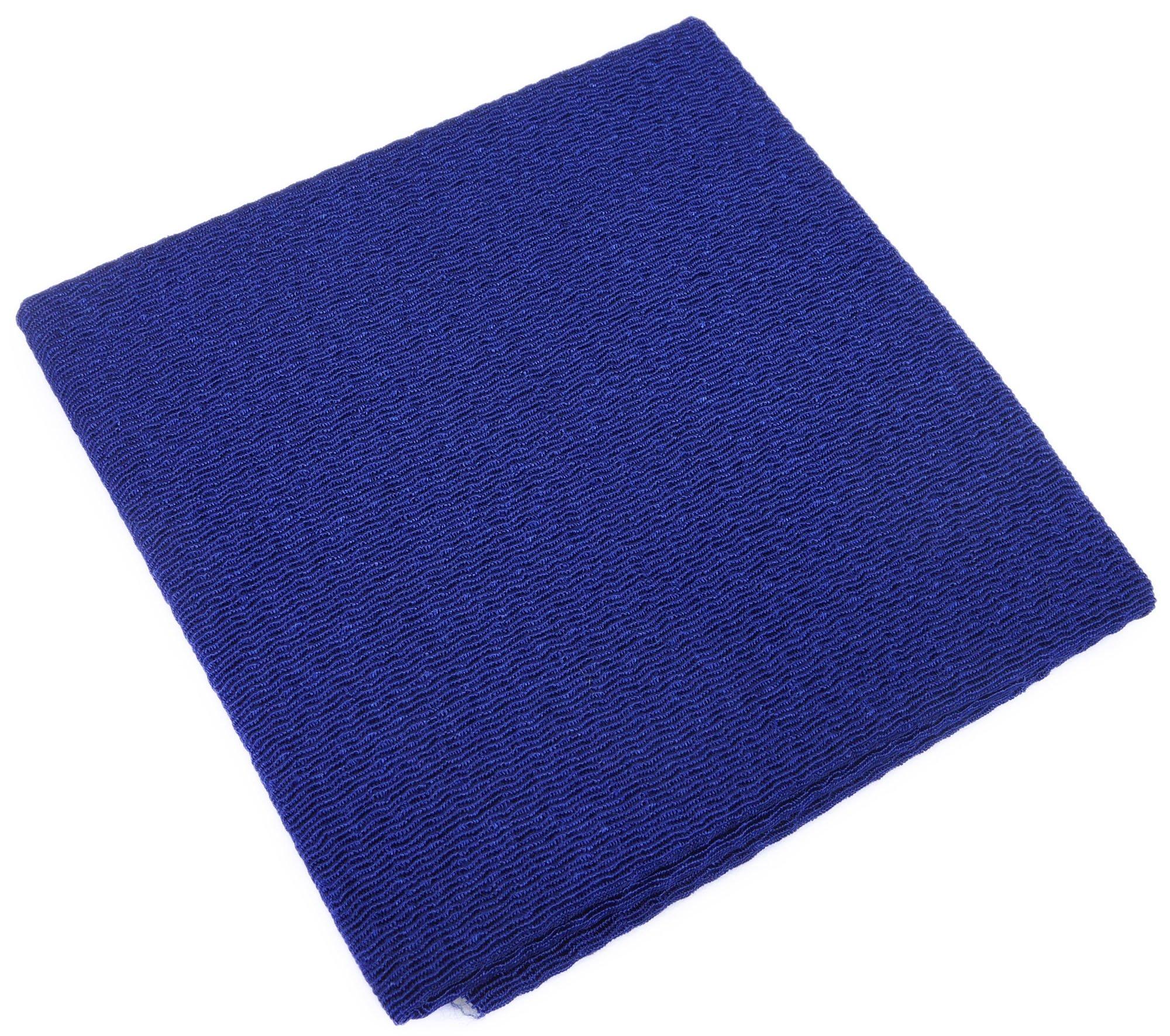 

INAZUMA Kyoto Chirimen Plain Cut 23cm x Light Craft Supplies Cloth, Approx. 33cm, Col. 34, Blue, Navy, Blue,