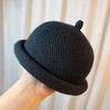 Wool Melon Fur Hat Female Autumn and Winter Dome Retro Watermelon Hat Japanese Dome Hat Landlord Hat Female