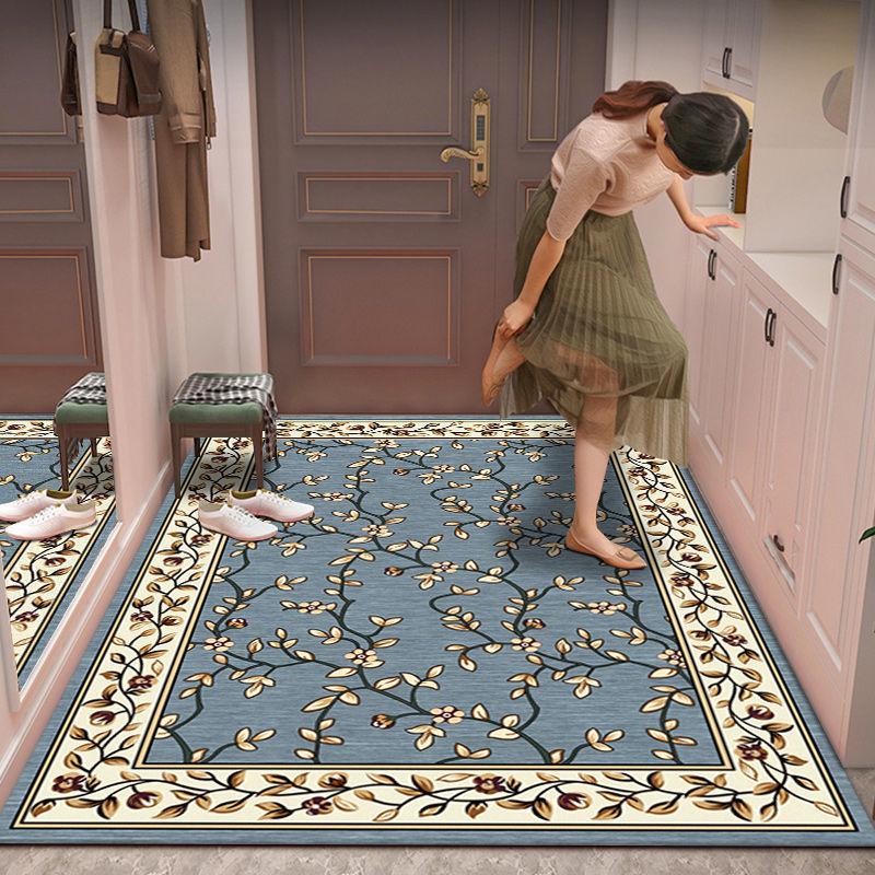 

Вход в дом, бытовой коврик, новый китайский дверной коврик для грязных ног, спальня, ванная комната, водопоглощающий ковер, роскошный светильник 80*100cm