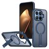 KEYSION Hollow Heat Dissipation Magnetic Case for Xiaomi 17T Pro 5G Cooling Hide Stand Shockproof Phone Cover for Xiaomi 17T 5G