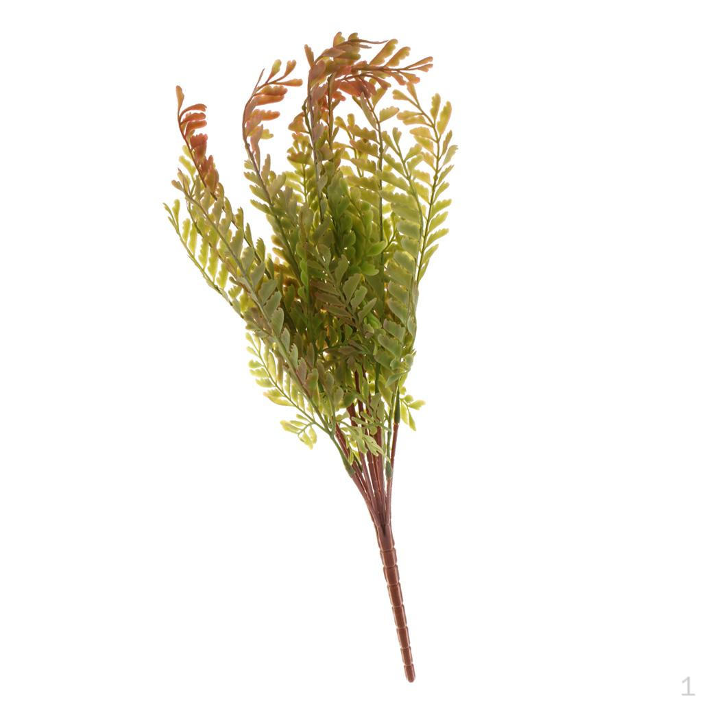1 Bouquet Artificial Fern Grass Faux Plant flower decor