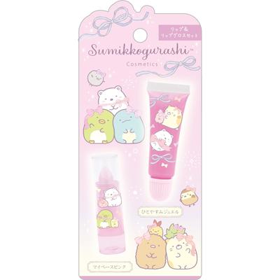 Sumikko Gurashi Lip Gloss Rest Jewel My Pace Pink FE38301 San-X Set, &