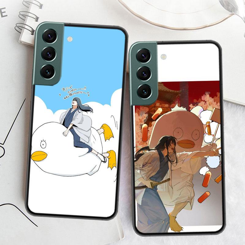 Anime Gintama Mr. Raindrop Phone Case For Samsung Galaxy S22 S25 Ultra S21 S10 Plus S26 Edge S20 S23 S24 FE Cover Silicone S