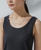 Nano Universe Ribbed Tank Sweat Size Ivory Anti-Soaked Top, Women's, Stain-Resistant T-Shirt, S,
