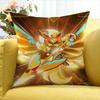 G-Golden Cheese C-Cookie   Various Sizes Square Pillow Case For Car Home Bedchamber Decor