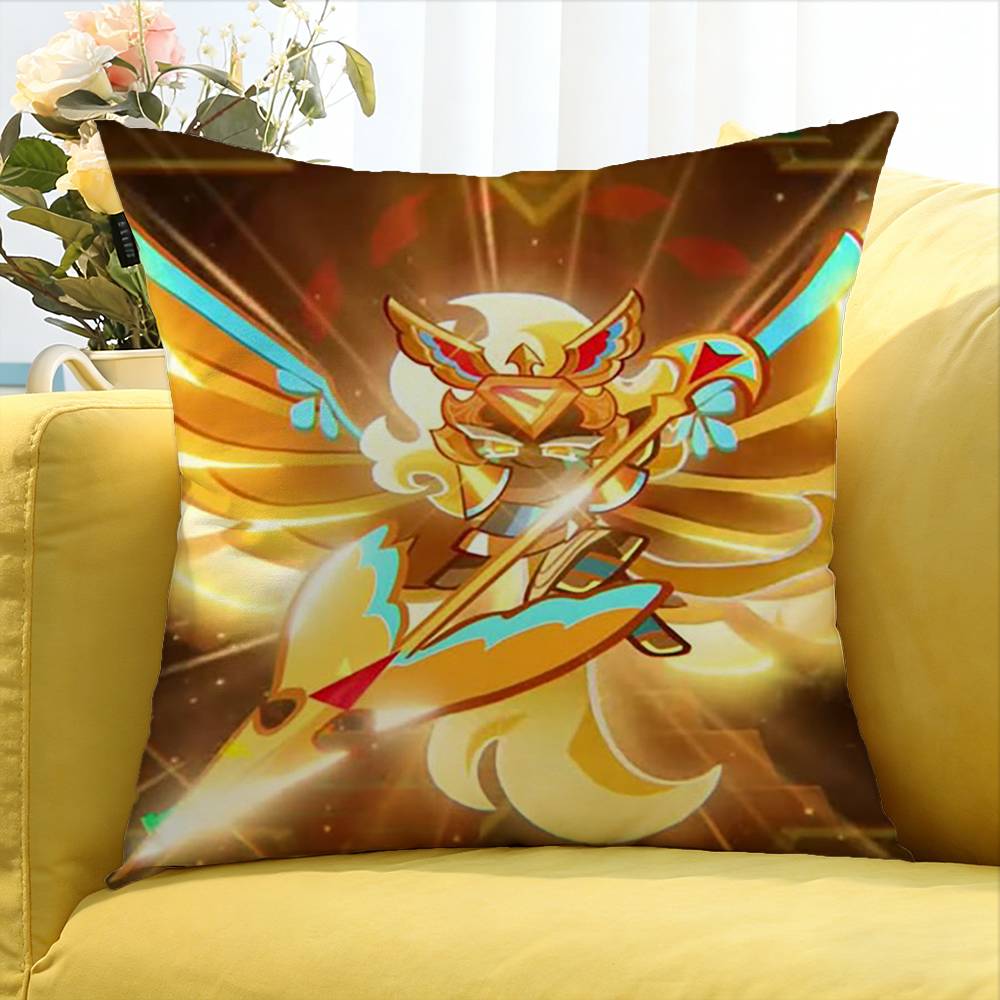 G-Golden Cheese C-Cookie Various Sizes Square Pillow Case For Car Home Bedchamber Decor