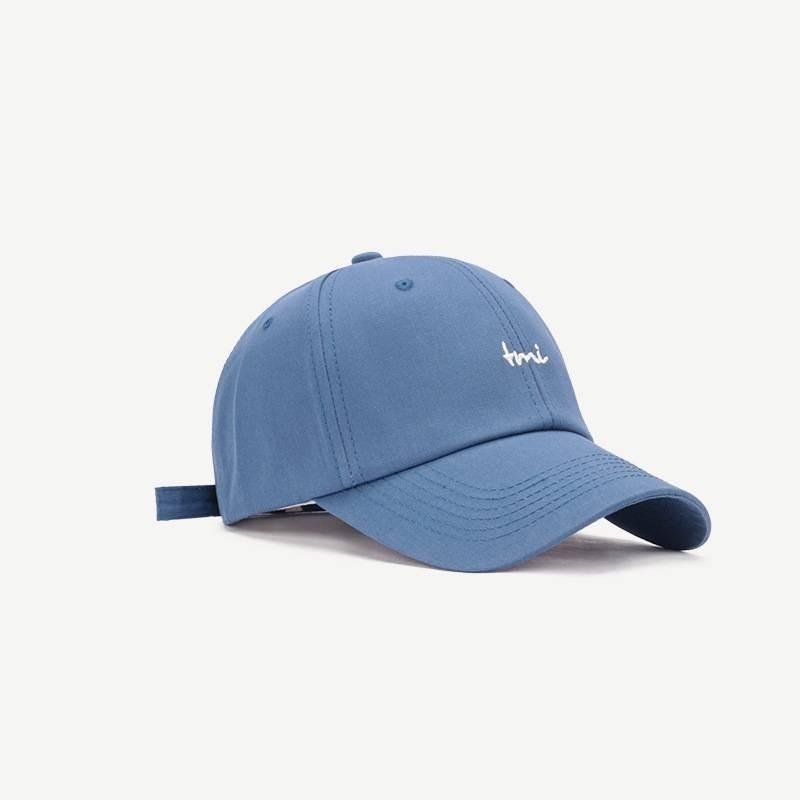 

Cap Fashion Baseball Wide Brimmed Blue Embroidery Retro Everything Sports Casual синий
