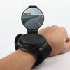 [Rotatable Bicycle Mirror] 360-Degree Rotatable Convex Lens Bicycle Mirror | Made of Acrylic Lens, ABS Shell, Equipped with Wrist and Arm Straps