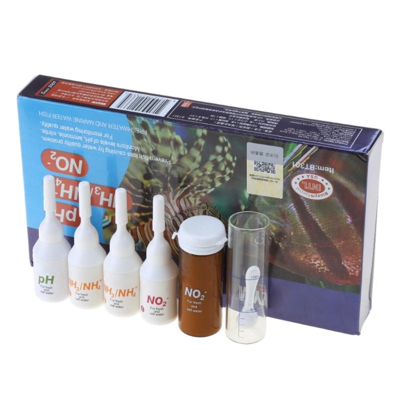 

3-in-1 Water Test Solution Kits NO2/NH3/NH4 PH Tests Pool Water Quality Test Easy Testing for Aquarium Fish Tanks Pond 1