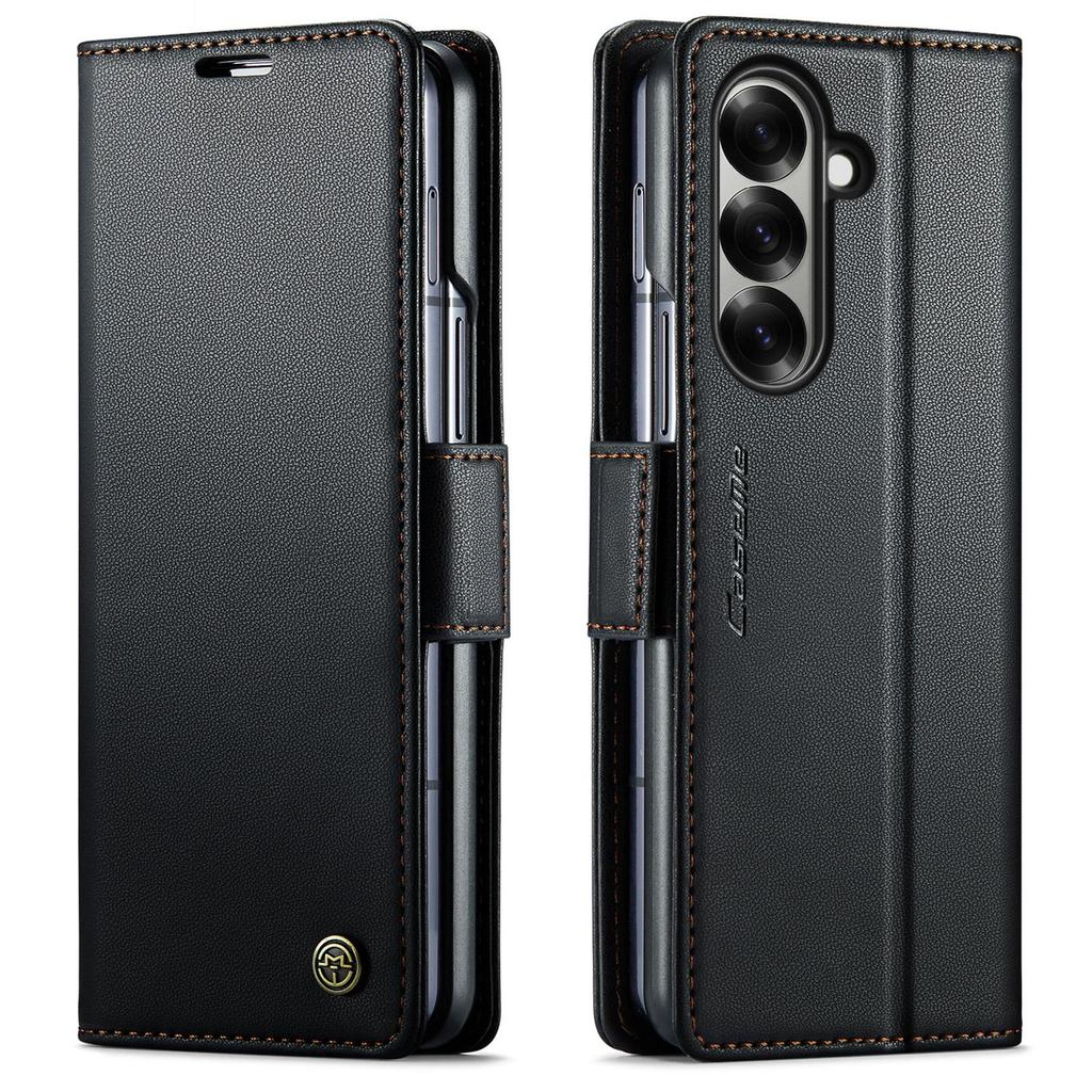CaseMe For Samsung Galaxy Z Fold 7 Magnetic Flip Leather Wallet Case Skins Cover