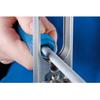 Lime d'atelier, manche ronde, Long. : 200 mm, Taille 2, Coupe transversale 7,5 mm
