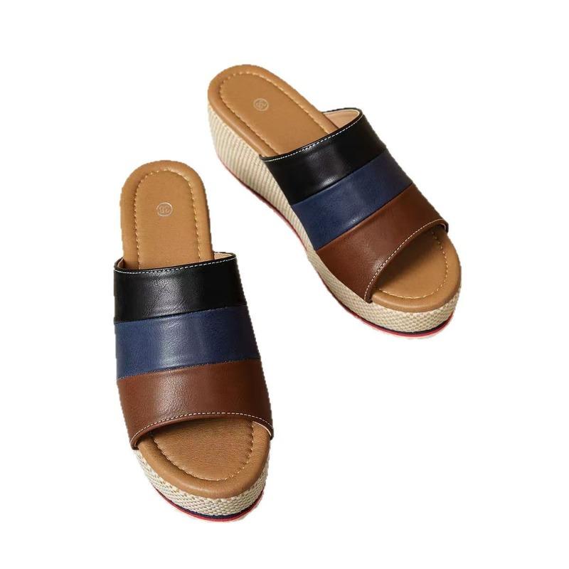 Fashion Women Fashion Slippers Platform Shoes Ladies' High-heeled Sandals Outdoor Leisure Beach Shoes for Women New Sandalias De Mujer