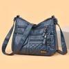 Ladies' Fashionable PU Leather Multi-layer Large Capacity Versatile Women's Bag, Single Shoulder Crossbody Bag