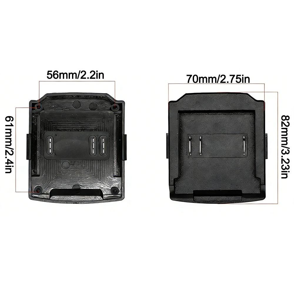 Portable Lithium Battery Converter Battery Replacement Plastic Converter Base Battery Adapter Power Tools Power Supply Converter