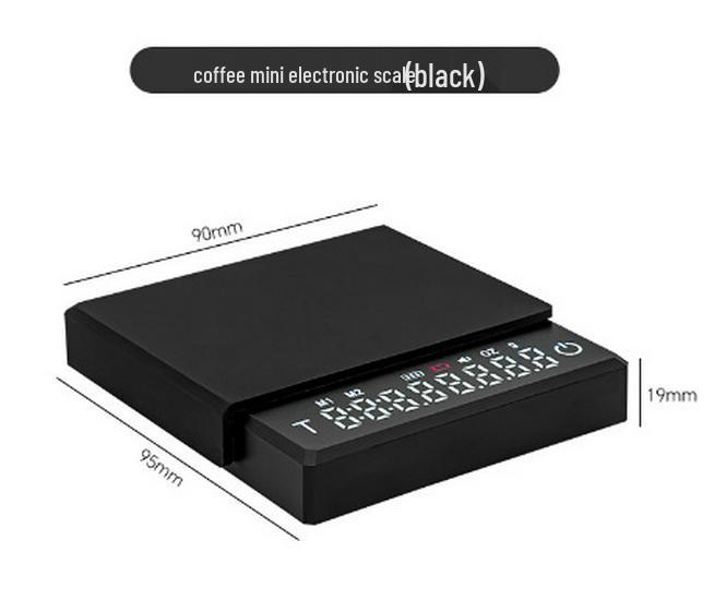 Italian Pour-Over Coffee Scale with Timer – USB Mini Electronic Kitchen Scale for Coffee Beans