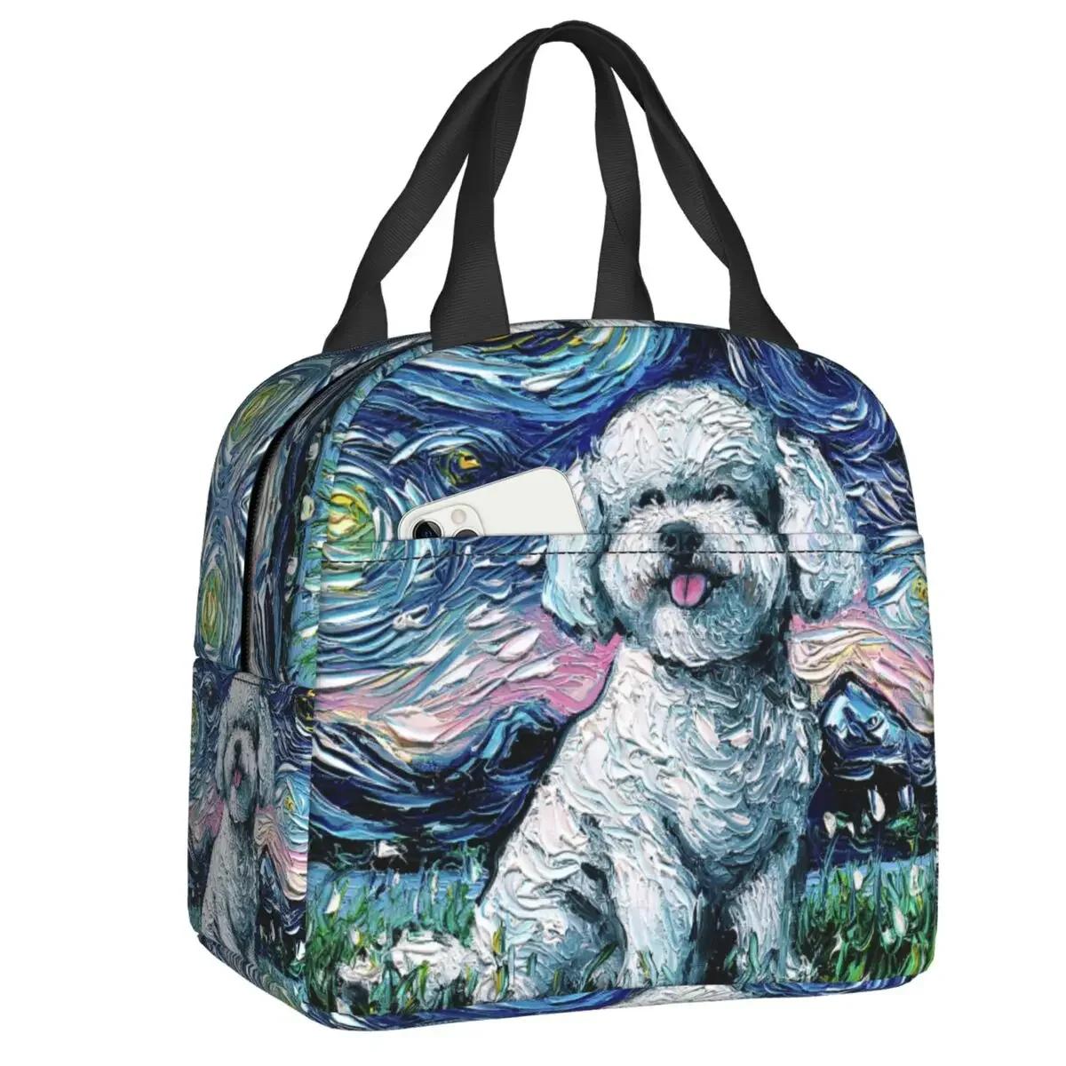 

Chihuahua Art термоизолированная сумка для обеда женская портативная сумка для обеда для пикника на открытом воздухе многофункциональная коробка для еды Bento 22x20x13CM серебряный