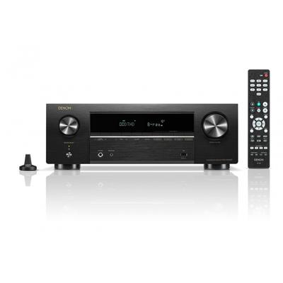 Denon AVR-X580BT 5,2kanálový AV Surround Receiver 8K Ultra HD, HDR10+, kompatibilní s eARCČerný AVR-X580BTK
