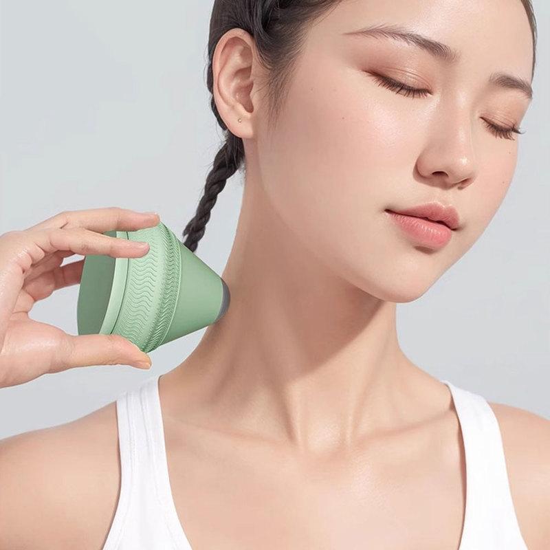 Electric Absorption Fascia Ball Massage Ball Vibration Hot Compress Foot Bottom Muscle Relaxation Suction Cup Neck Membrane Mass