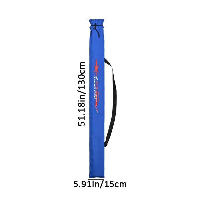 130Cm Portable Folding Oxford Cloth Fishing Rod Bag Waterproof Large Capacity Fishing Bag Fishing Rod Pouch Fishing Tackle Bag