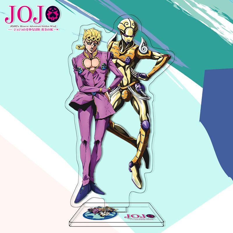 JOJO s Bizarre Adventure Golden Wind Anime Acrylic Standee Character Display Figurine Dropshipping Anime Merchandise