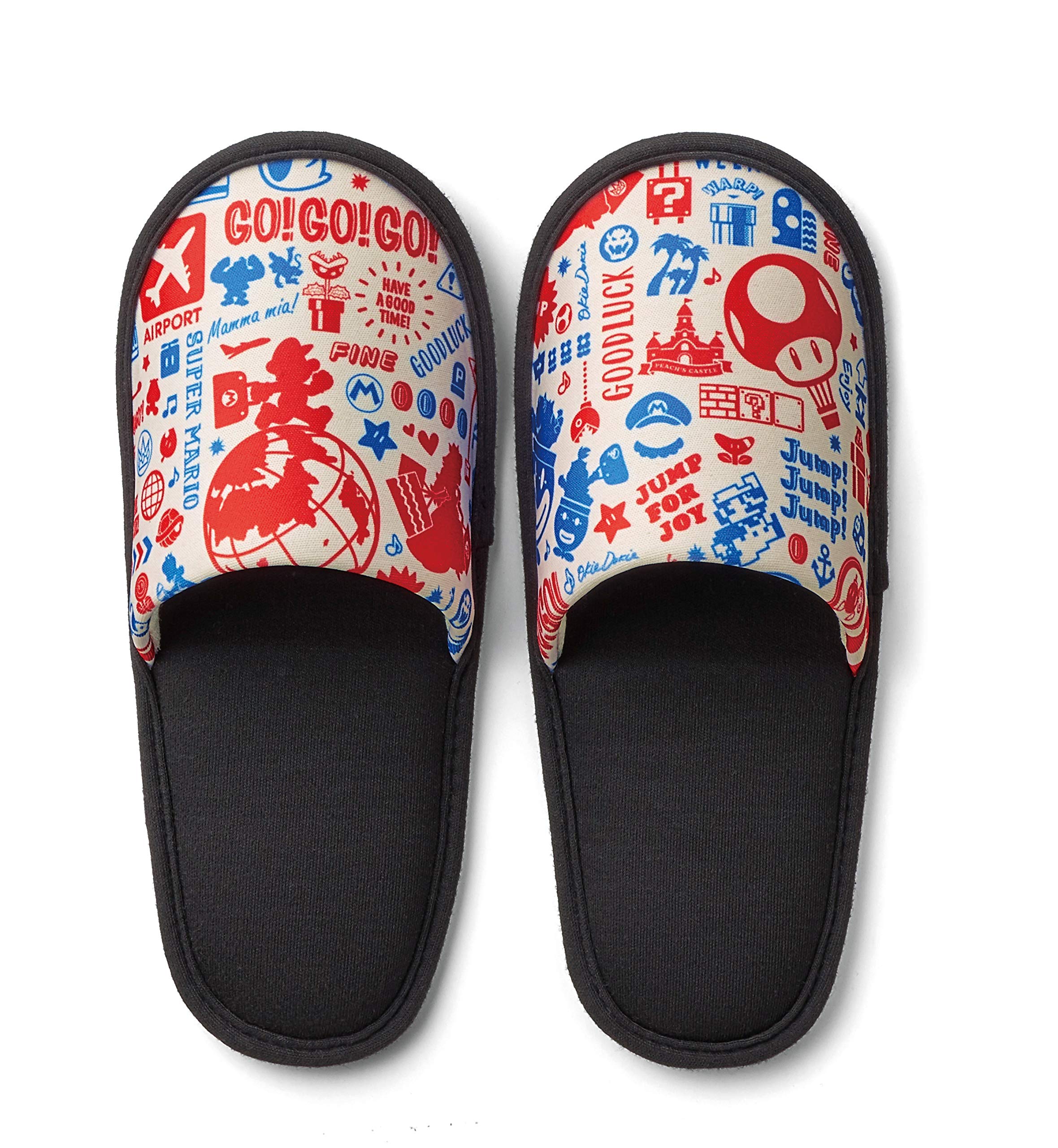 Portable Slippers Super Mario Travel - (Original Pattern)