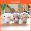 Plush Bunny Keychain Adorable Soft Toy Rabbit Bag Charm For Kids And Adults