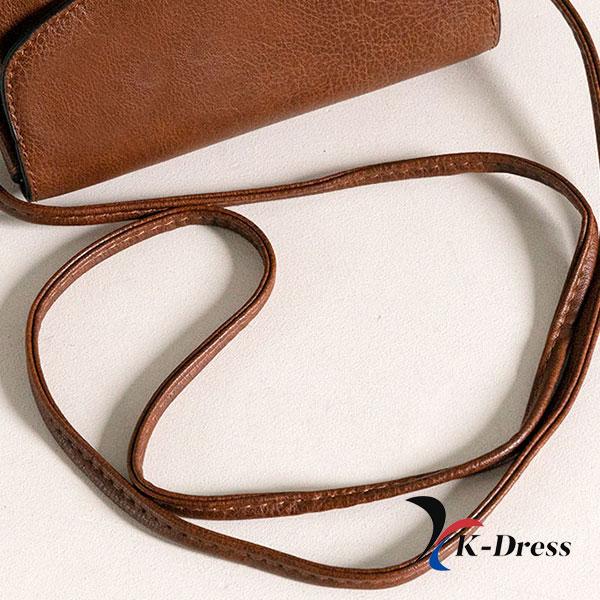 Vintage kožená tříkomorová crossbody kabelka (2 barvy)