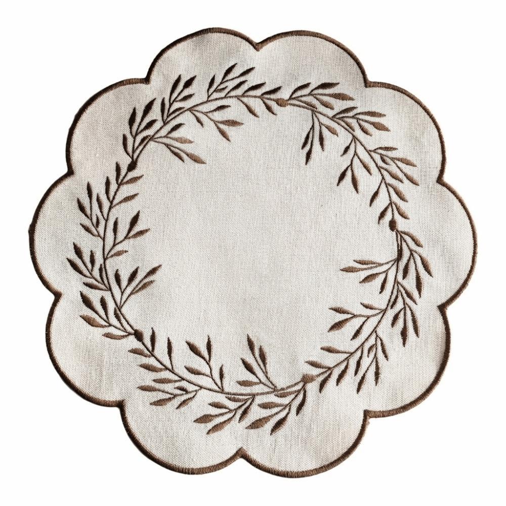 Thickened Insulation Table Mat Wear-resistant Canvas Table Pad  Kitchen Dining хаки