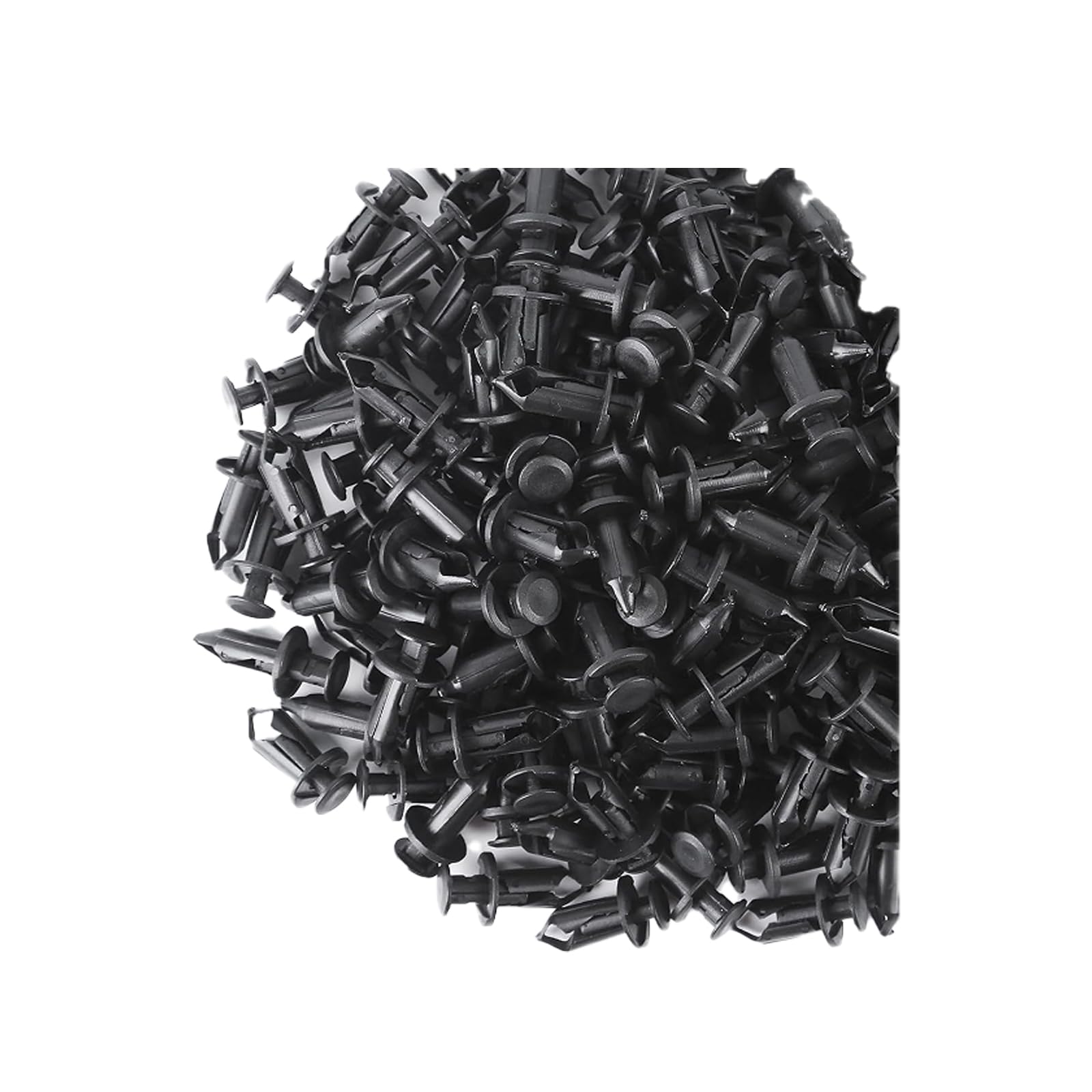 

Push for Automotive Bumper Engine Interior Compatible with Black Rivets, 8mm, Approx. 50-Piece Set, Nylon, Use, Clips, Covers, Compartments, & чёрный