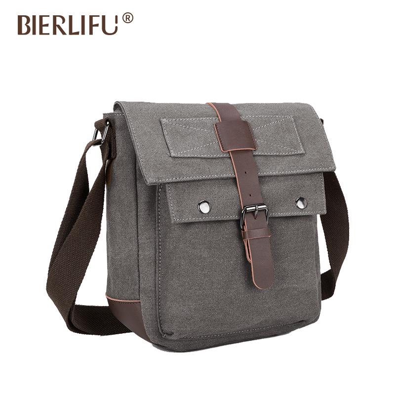 Men's Wear-Resistant Canvas Crossbody Bag