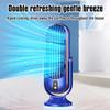 Portable Desktop Fan Cordless Desktop Shaking Fan with LED Fast USB Charging 5-speed High Wind Power