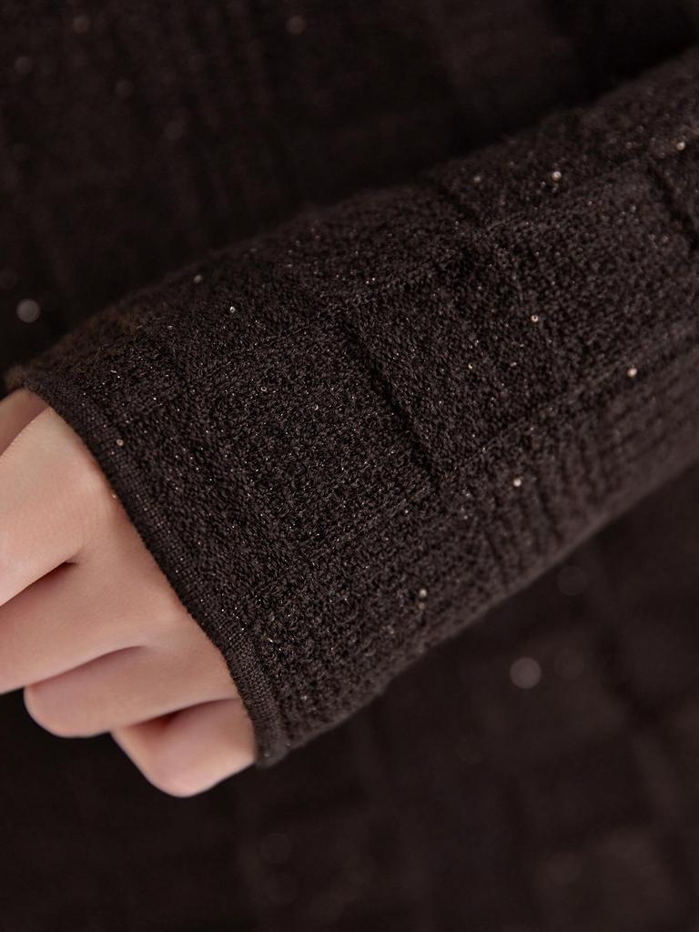 2025 Autumn Women's Wool & Mulberry Silk Slim-Fit Round Neck Innerwear