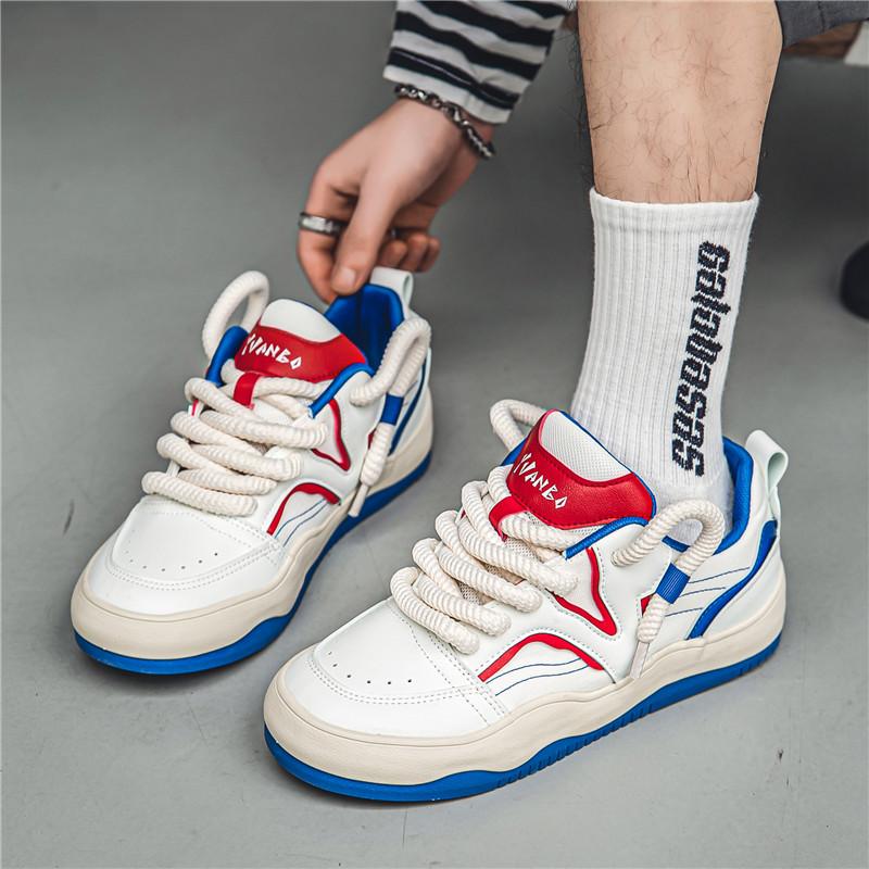 Trend Shoes For Men New Chunky Vulcanized Punk Shoes Sneakers Men 2024 Good Quality Street Style Sport Running Sneakers Men New