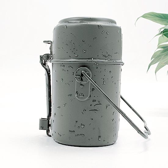  Mess Tin Multifunktions-Lunchbox aus Aluminiumlegierung in der richtigen Größe für Camping im Freien 