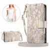 PU Leather Zipper Crossbody Flip Wallet Card Slot Phone Case For Samsung Galaxy S25 Plus S24 FE S23 Ultra S22 Wrist Strap Cover
