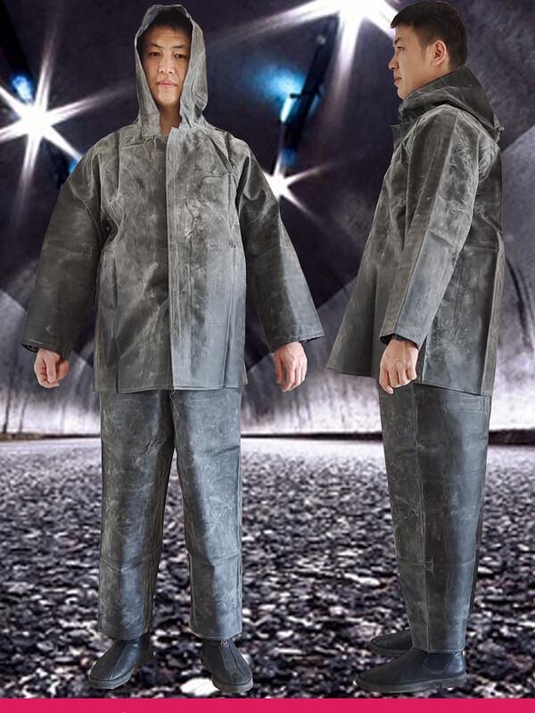 Shixun Heavy-Duty Acid-Resistant Miner's Rain Suit