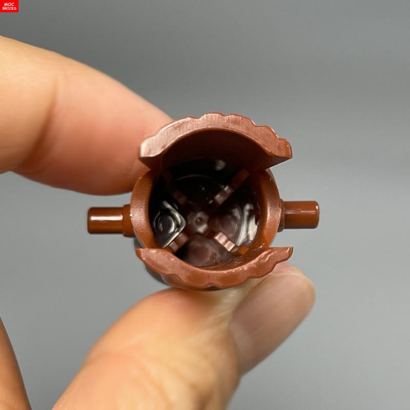 MOC Blokken Schedel Duivel Gezicht Hoofddeksel Hoofd Kostuum Boomstam 35827 DIY Speelgoed Actie Figuren Plant Bouwstenen Kinderen Cadeaus