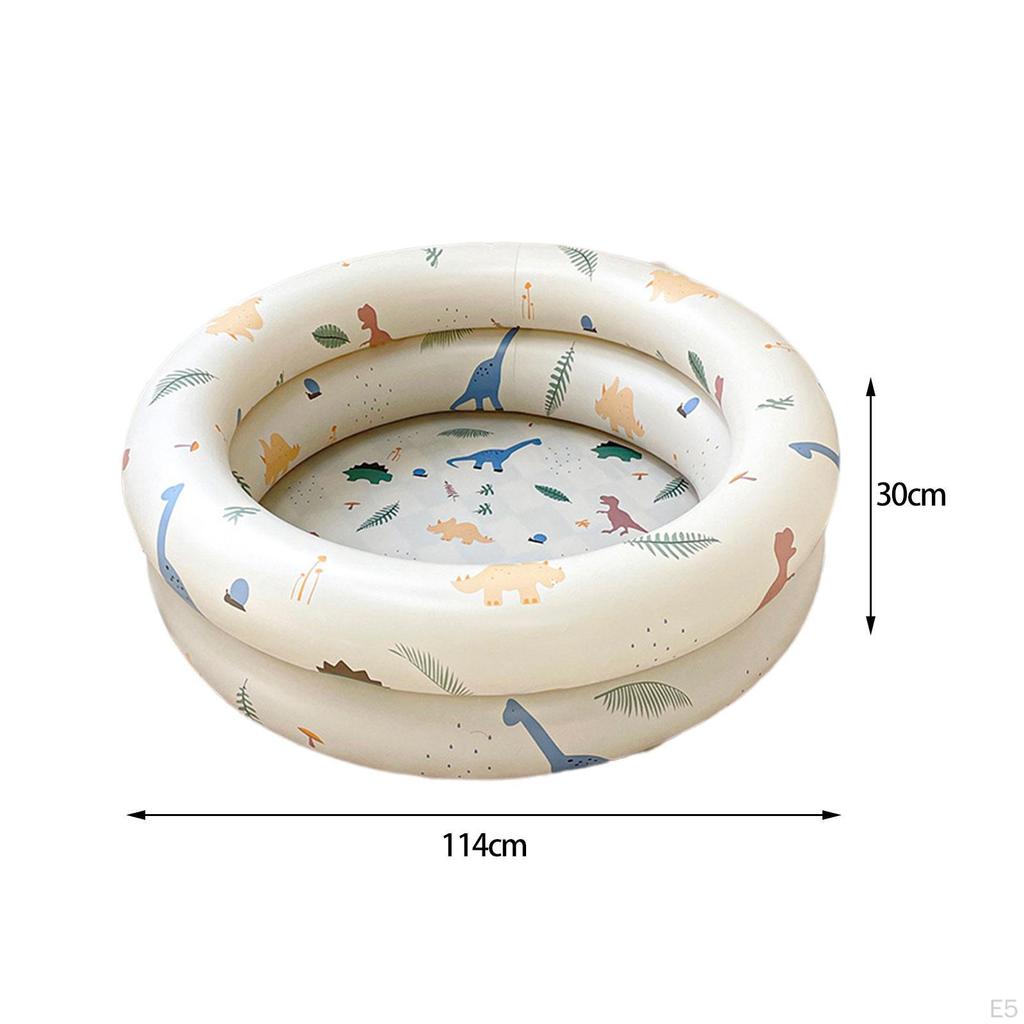 Cartoon Dinosaur Pool Baby Inflatable Swimming Round Children for Water Game Play Center