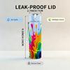 1PC Vibrant Splashing Paint Abstract Print 750ml Color Plastic Sports Water Bottle Leakproof Flip Straw Lid Suitable for Sports Office Home Use