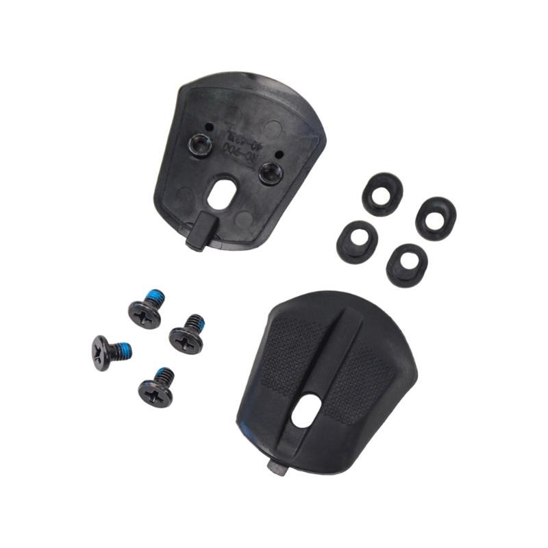 Light Weight Road Bike Shoe Replacement Heel Pad With Screws Universals Bike Shoe Heel Repair Accessories Enduring